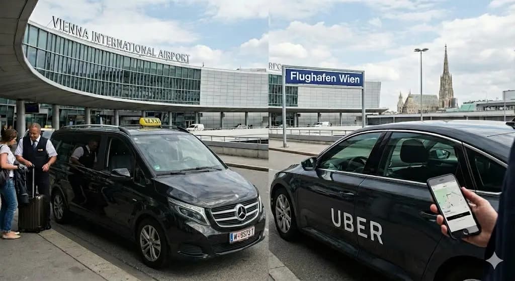 Comparaison Taxi vs Uber à Vienne